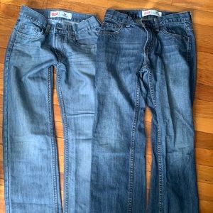 Levi’s jeans boys size 10 reg two jeans